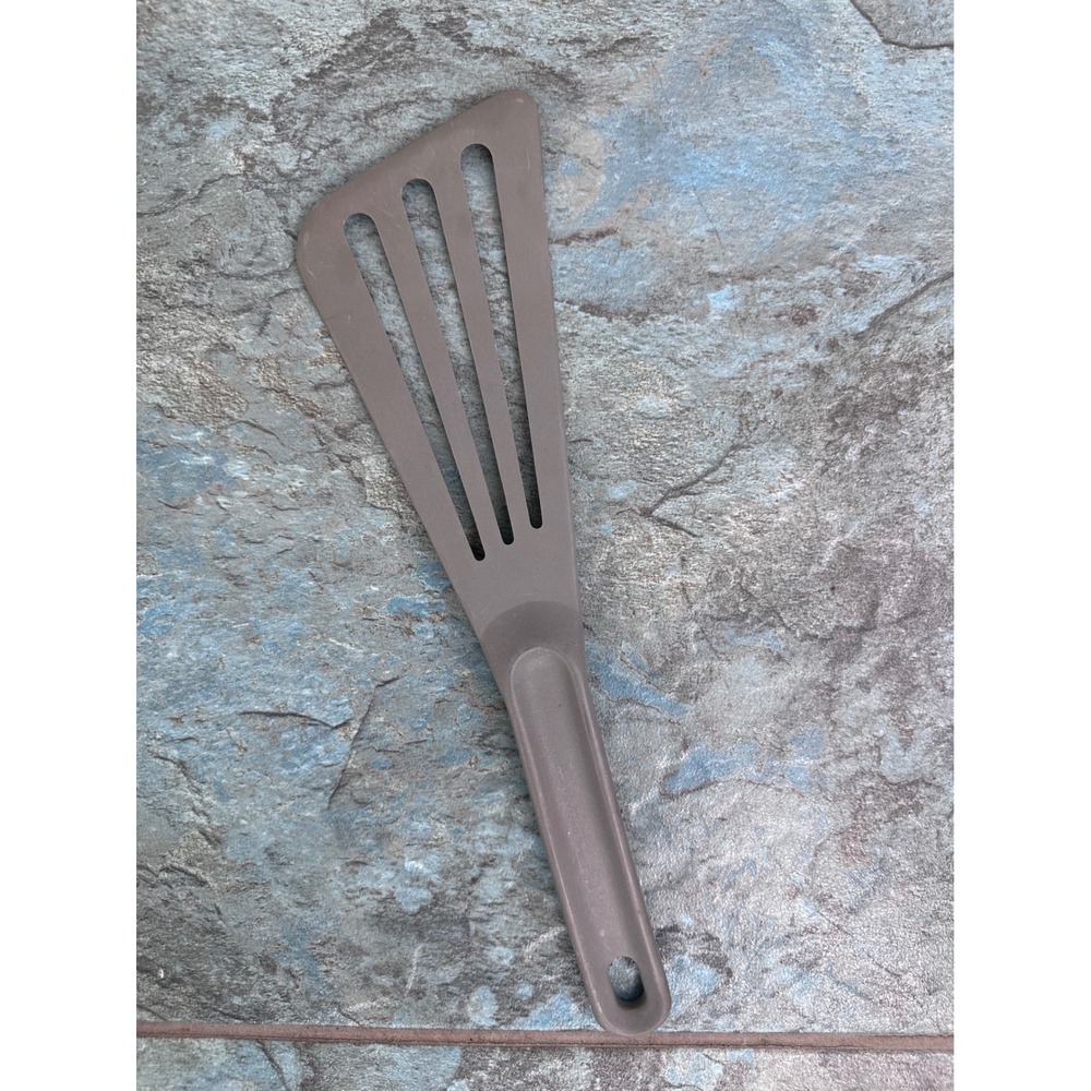 Matfer Bourgeat Exoglass Pelton Slotted Spatula Grey 12" Made in France 18171
